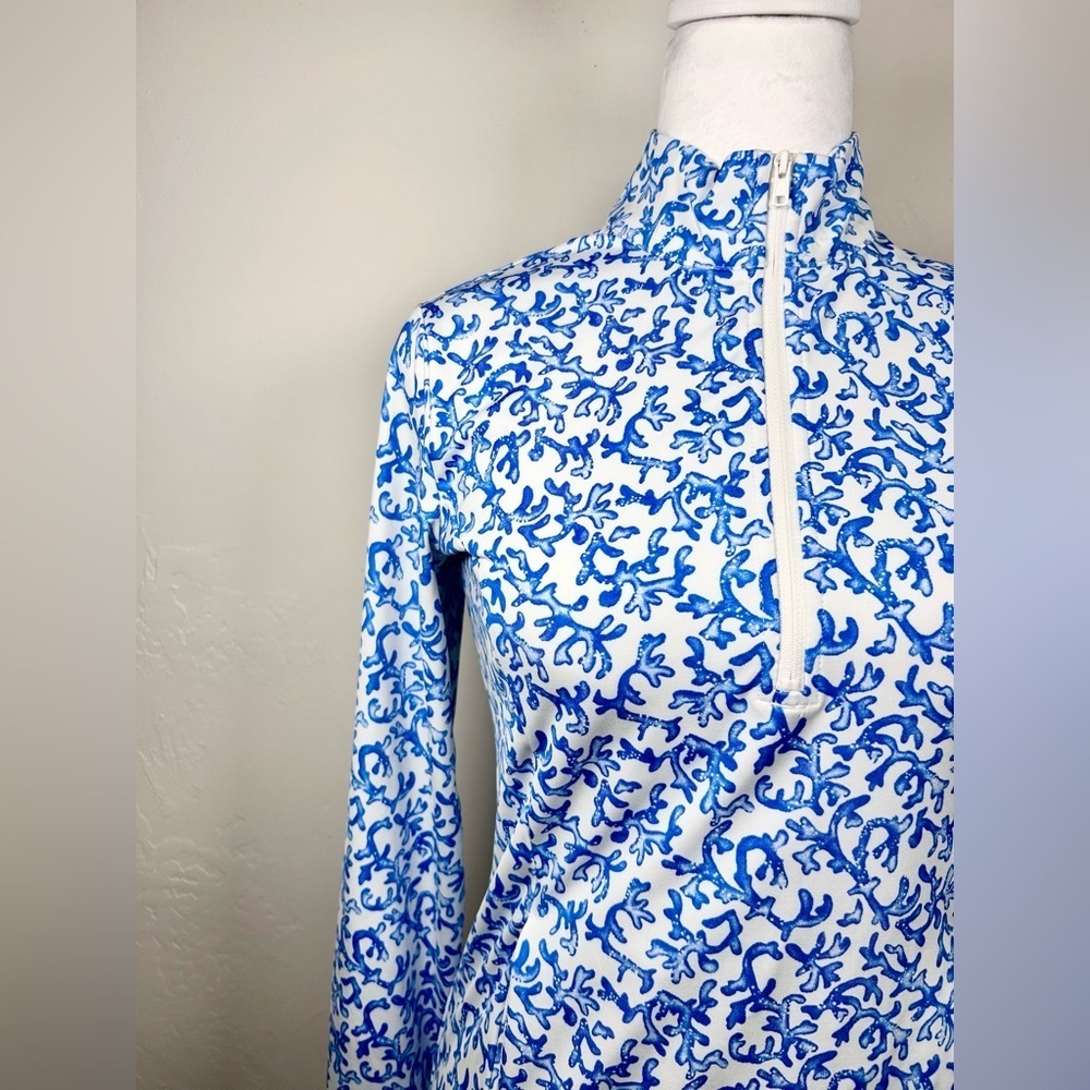 Tommy Bahama Women’s Activewear Quarter Zip Pullover XS EUC - Picture 3 of 10
